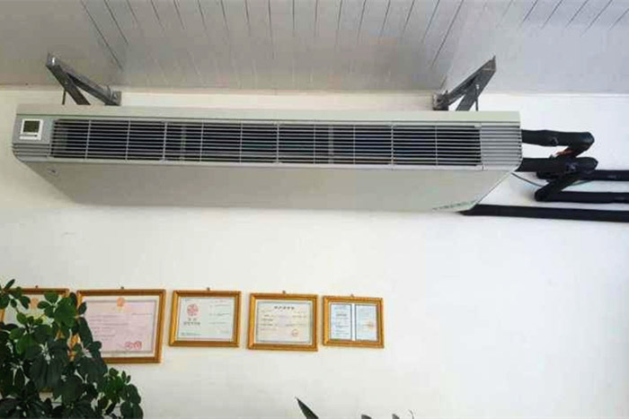 吊頂式明裝盤管案例實(shí)拍