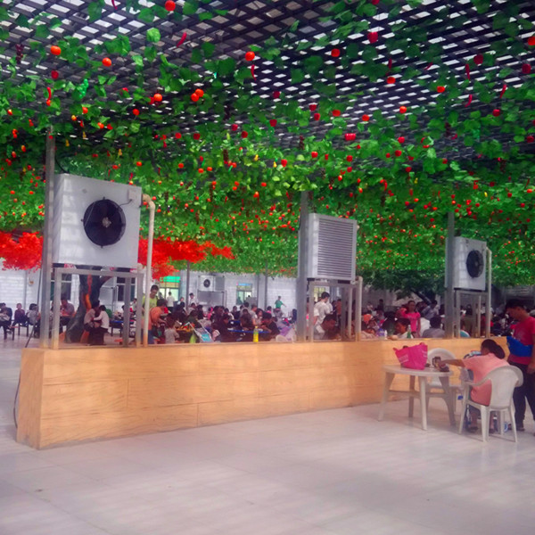 生態餐廳用中溫熱水暖風機