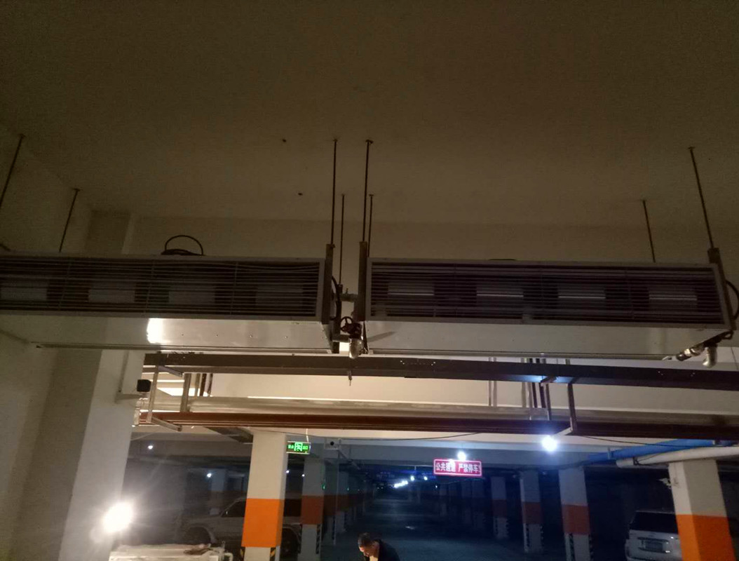 明裝型離心風幕機安裝