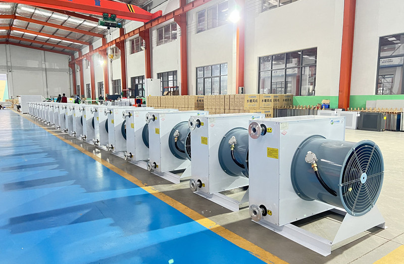 防爆型工業暖風機生產場景