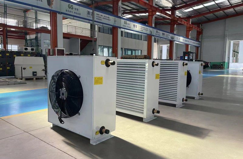 TS熱水暖風機生產場景